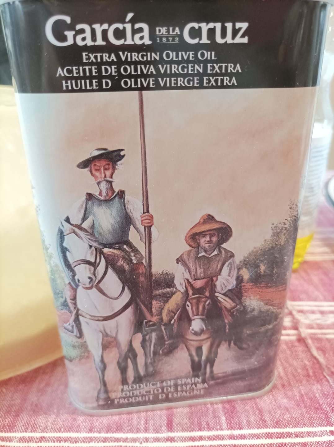 Customer photo review of Маслиново Масло LATA QUIJOTE Y SANCHO, 500мл