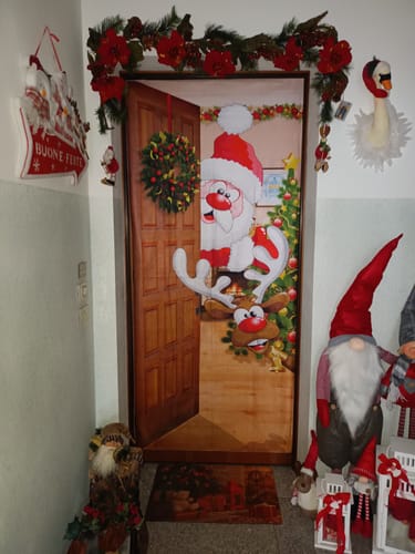 Customer photo review of Incubo prima delle decorazioni per esterni di Natale