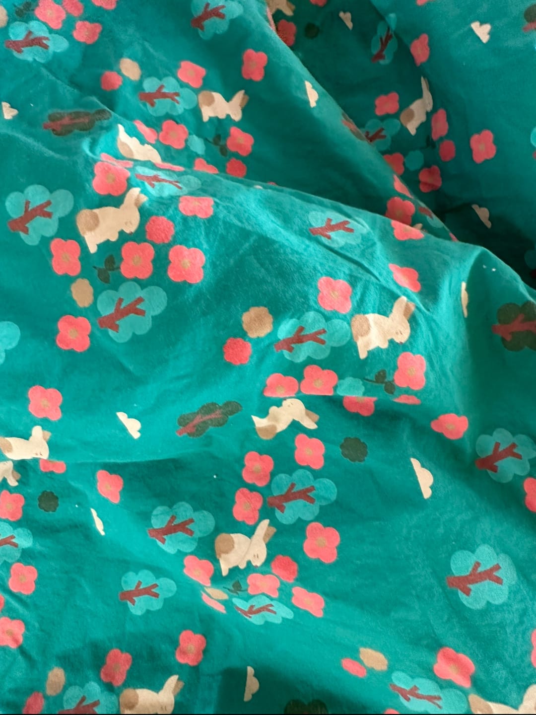 Customer photo review of Forest Walk Sherpa Hooded Baby Blanket