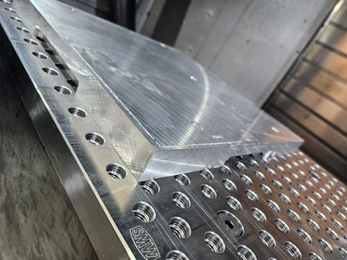 Customer photo review of Haas VF-2 Fixture Tooling Plate