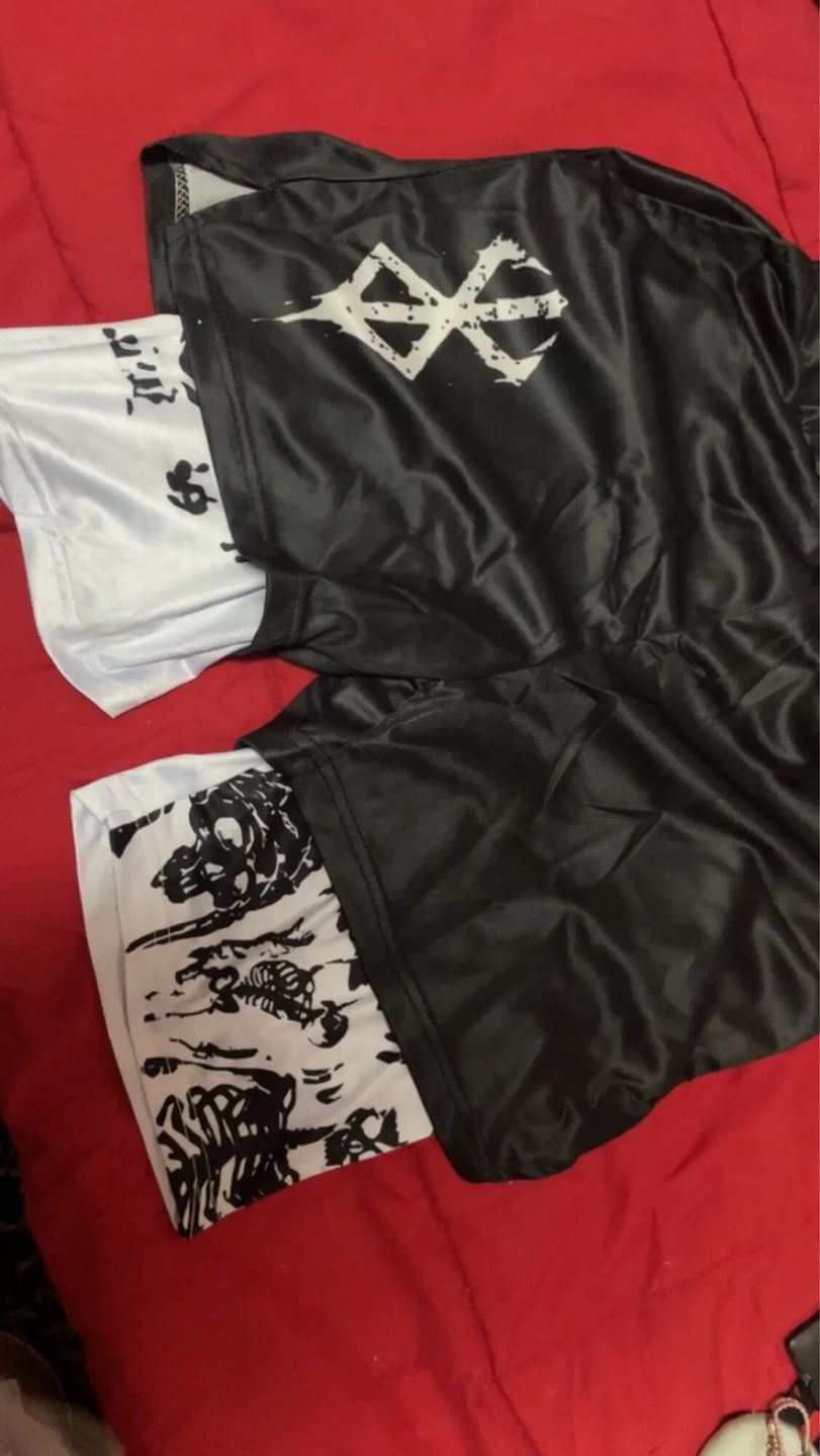 Customer photo review of Berserk Gym Shorts v1