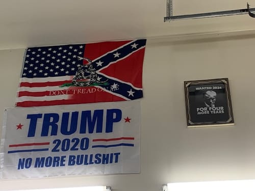 Customer photo review of Trump Mugshot T-Shirt