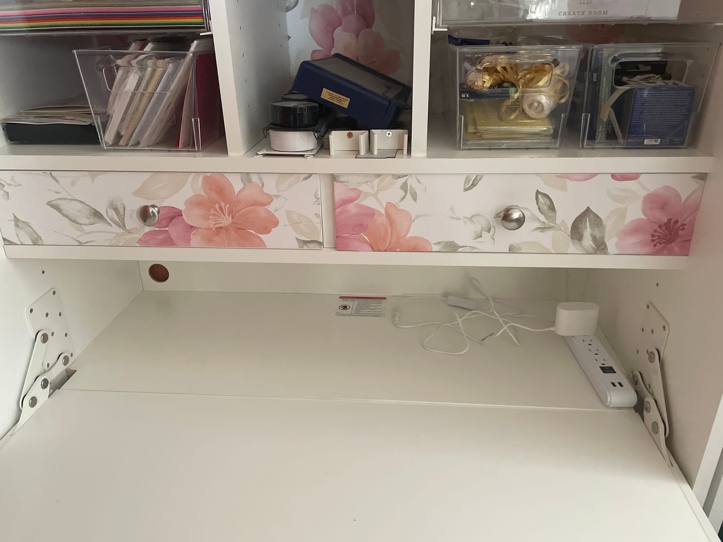 Customer photo review of 2 Built-In Drawers