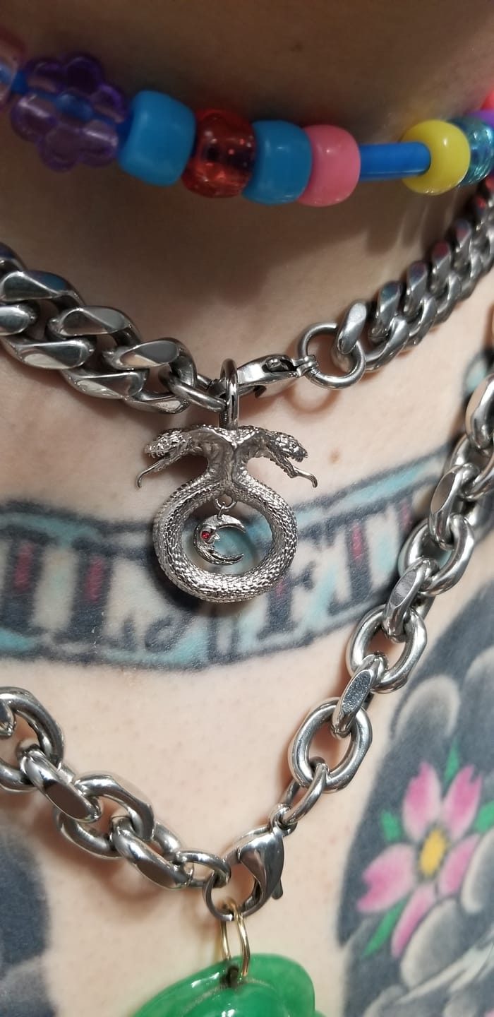 Customer photo review of LUNAR GUARDIANS PENDANT