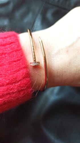 Customer photo review of JUSTE BRACELET 2.5MM DIAMOND