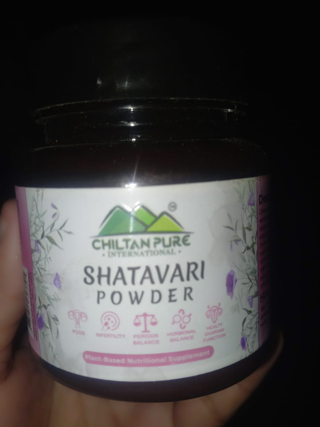 Customer photo review of Shatavari Powder - Healthy Ovarian Function, Treats PCOS, Enhance Fertility & Natural Breast Milk Production & Lactation Supplement