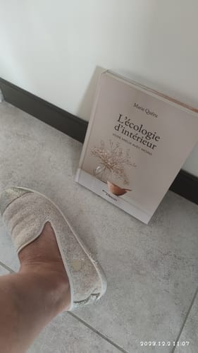 Avis photo d'un client sur Chausson femme collab' x l'Arrangeuse, beige doré