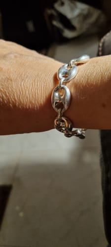Customer photo review of Bracciale Maglia Marina big