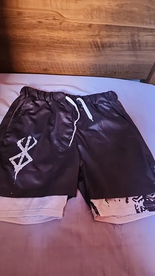 Customer photo review of Berserk Gym Shorts v1