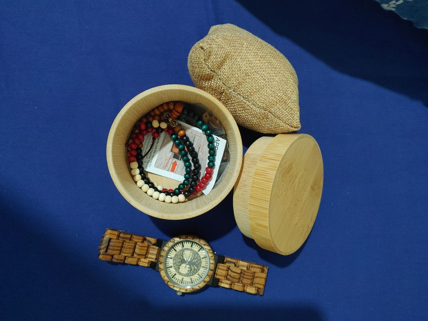 Customer photo review of Personalized Tree Of Life Wooden Watch