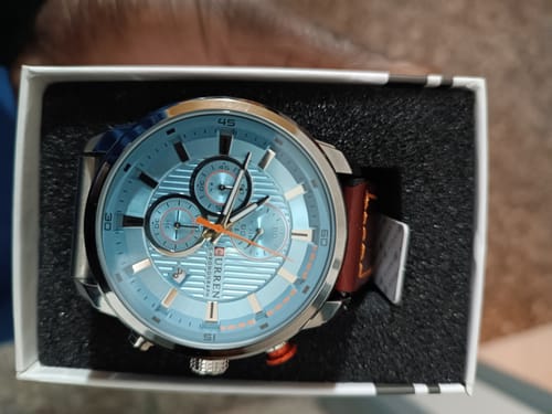 Customer photo review of Curren Istanbul® orologio uomo pelle