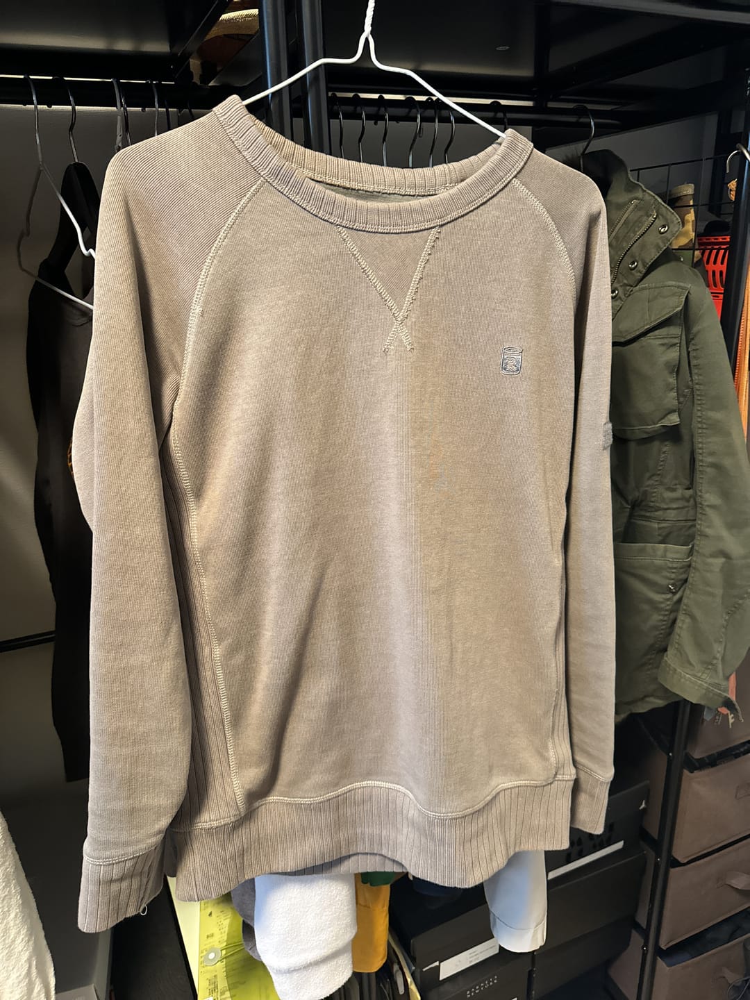 Customer photo review of オーダーメイドリブ　クルーネックスウェット