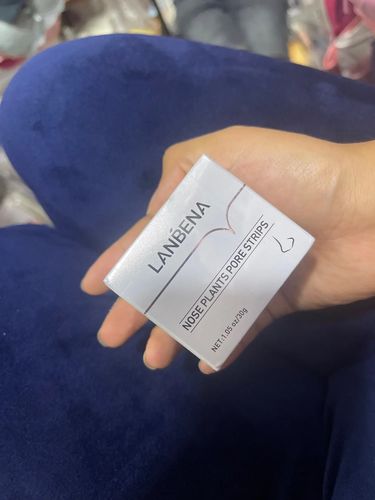 Customer photo review of Masque anti points noirs + 60 bandes offertes