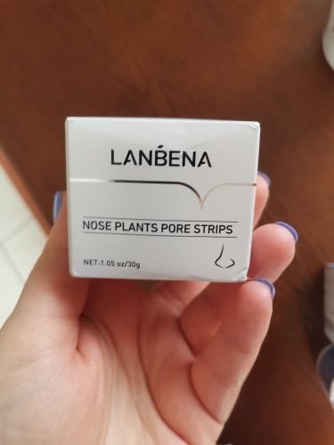 Customer photo review of Masque anti points noirs + 60 bandes offertes