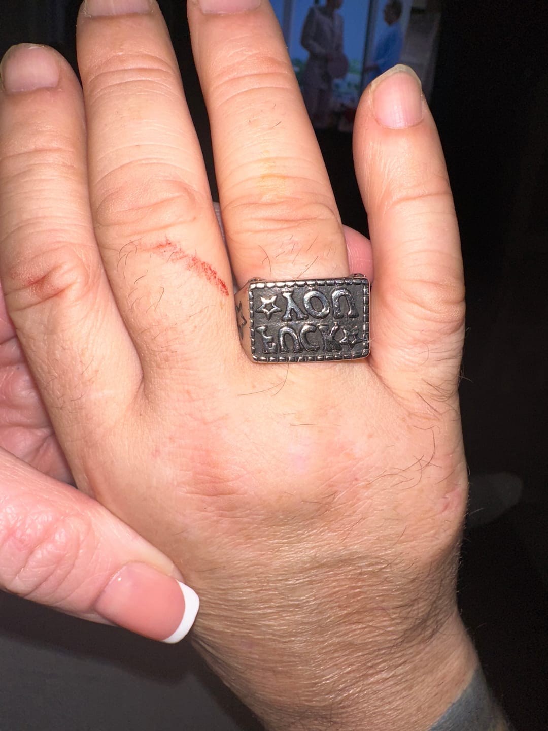 Customer photo review of F*ck.