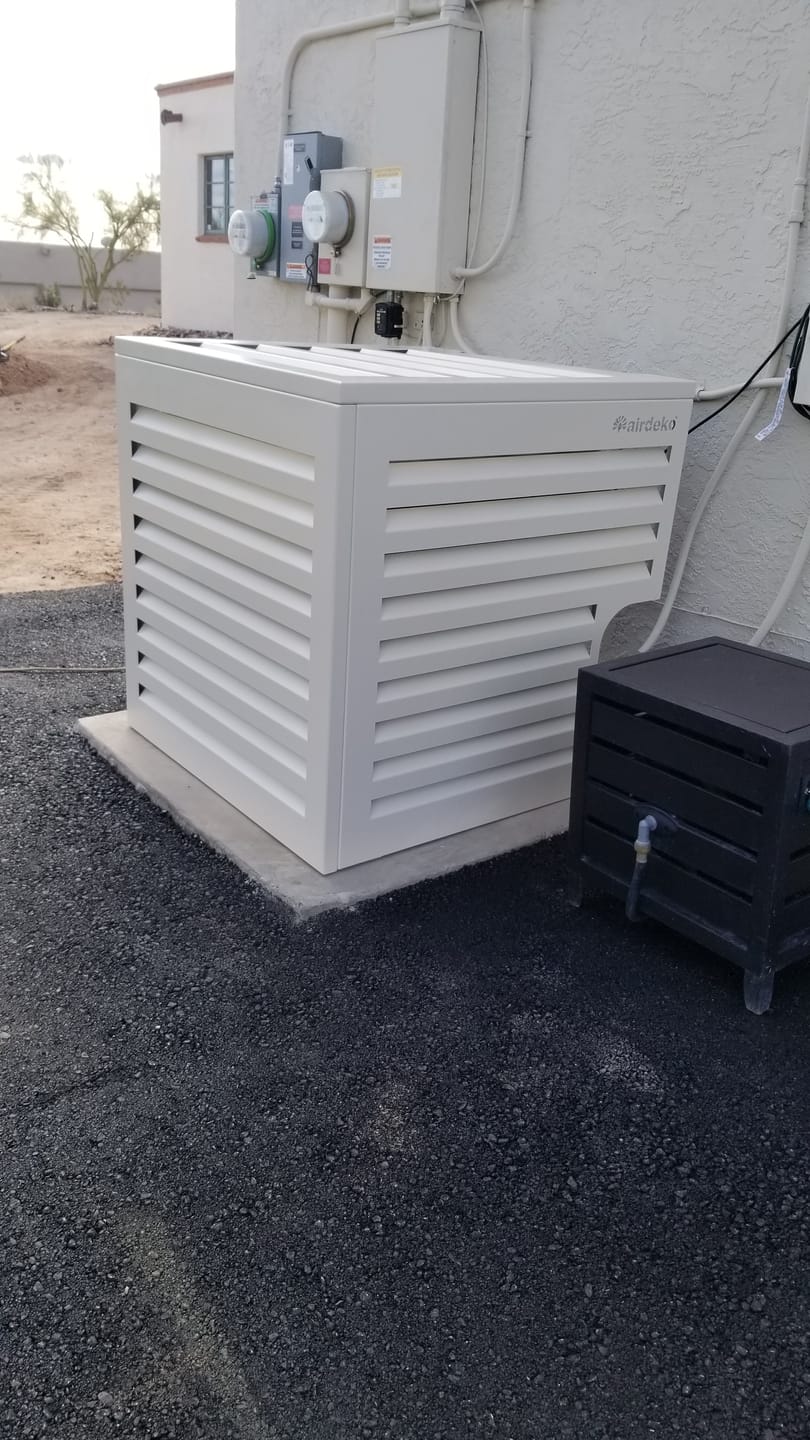 Customer photo review of Central AC Cover - White