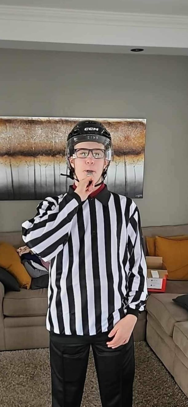 Customer photo review of ZEBRASCLUB ZC1 BEGINNER HOCKEY REFEREE KIT