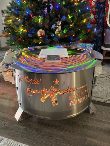 Customer photo review of TED NUGENT MYFIRESIDE PIT
