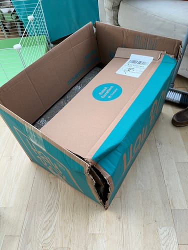 Customer photo review of Timothy Hay Box 'Soft Cut'