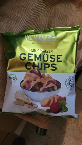 Kundenbewertung mit Foto zu Bio Gemüse Chips