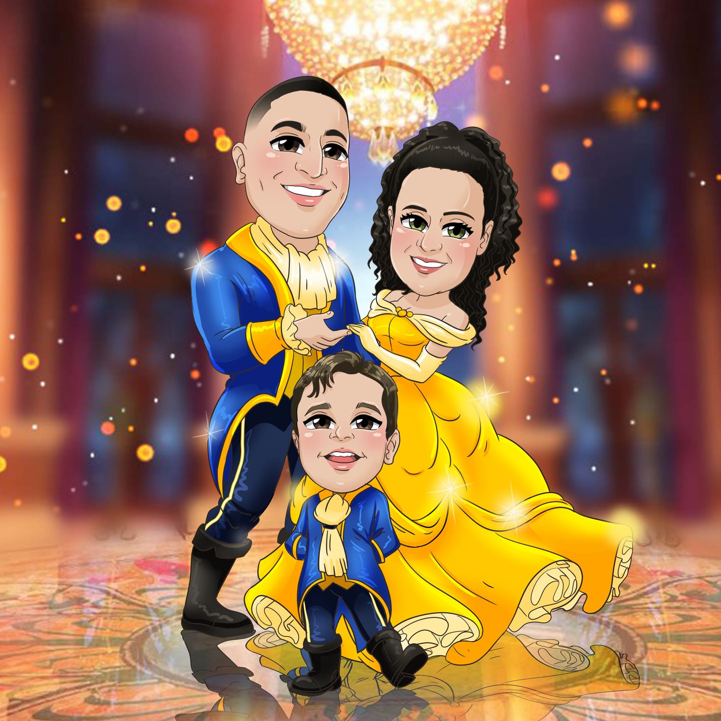 Customer photo review of Custom Fairytale Portrait