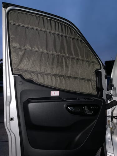 Customer photo review of Sprinter 2019+ - Front Door Shades (set)