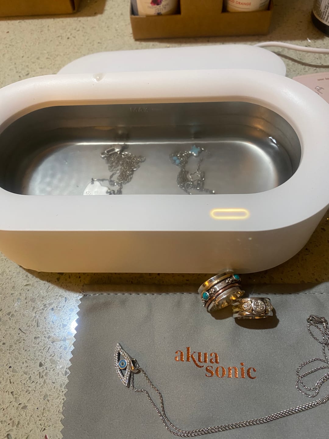 Customer photo review of akua sonic cleaner