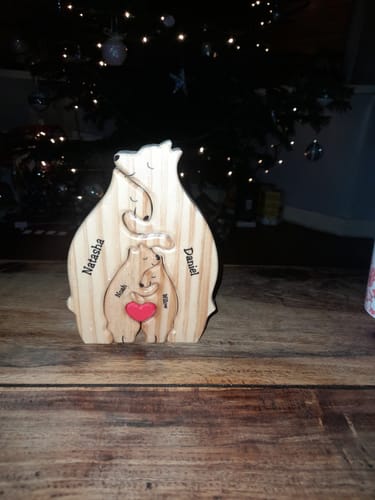 Customer photo review of Personalized Bear Familiy