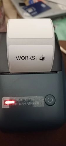 Customer photo review of B1 2 Inch Inkless Label Maker with Tape - Create Professional Labels with Ease