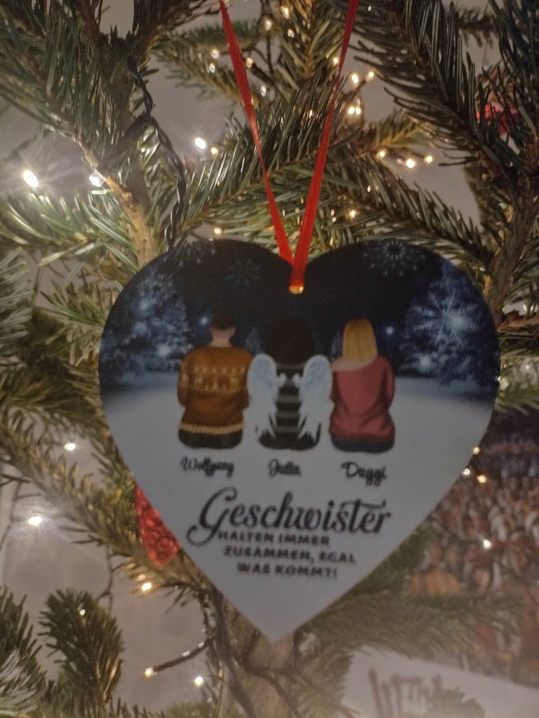 Customer photo review of Weihnachten mit der Familie - Familien-Baumschmuck