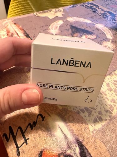 Customer photo review of Masque anti points noirs + 60 bandes offertes