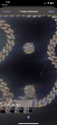 Customer photo review of VVS Moissanite Solitaire Stud Earrings