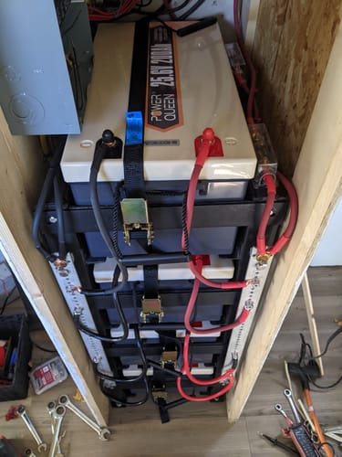 Customer photo review of Power Queen 24V 200Ah Deep Cycle Lithium Battery