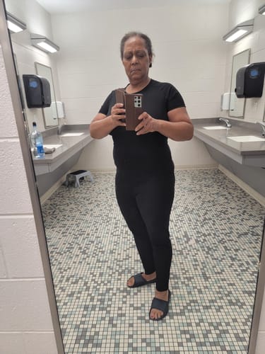 Customer photo review of Women's Heat Trapping Sauna Leggings