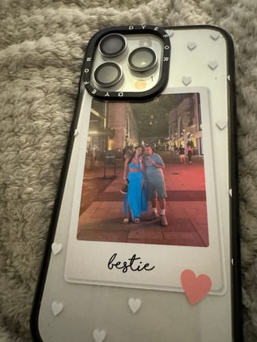 Customer photo review of Personalised Photo Love Hearts iPhone Case
