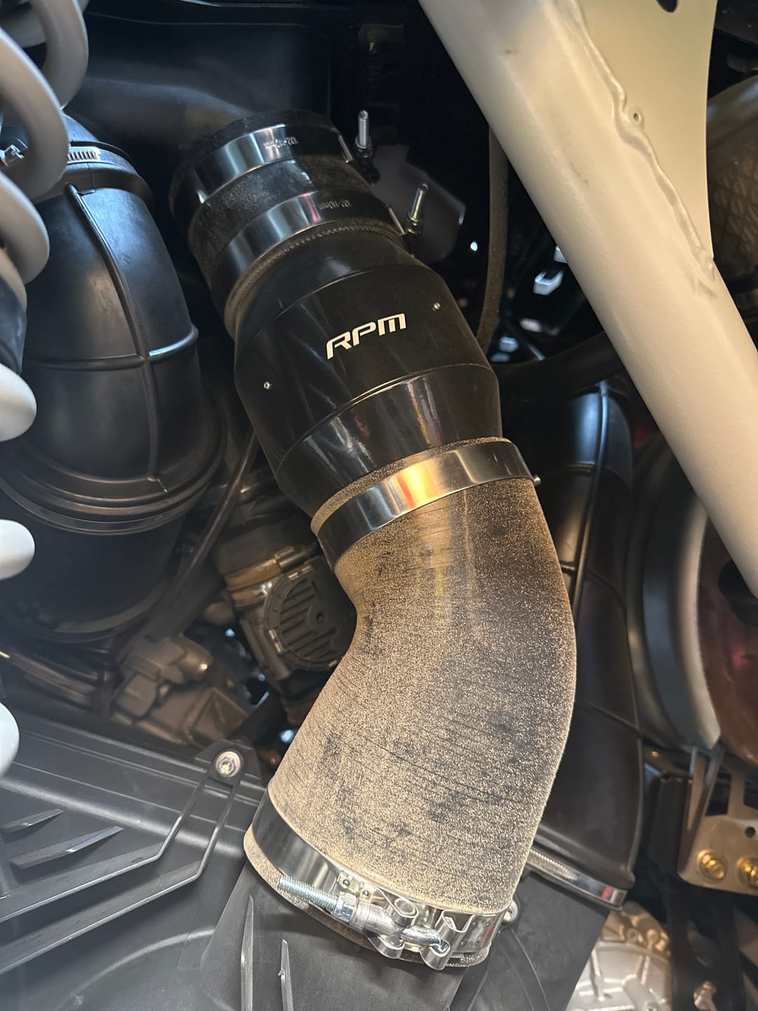 Customer photo review of RPM Can-Am Maverick X3 "ECF" Electric Clutch Blower Fan Kit ~ Lower Clutch / Belt Temperature