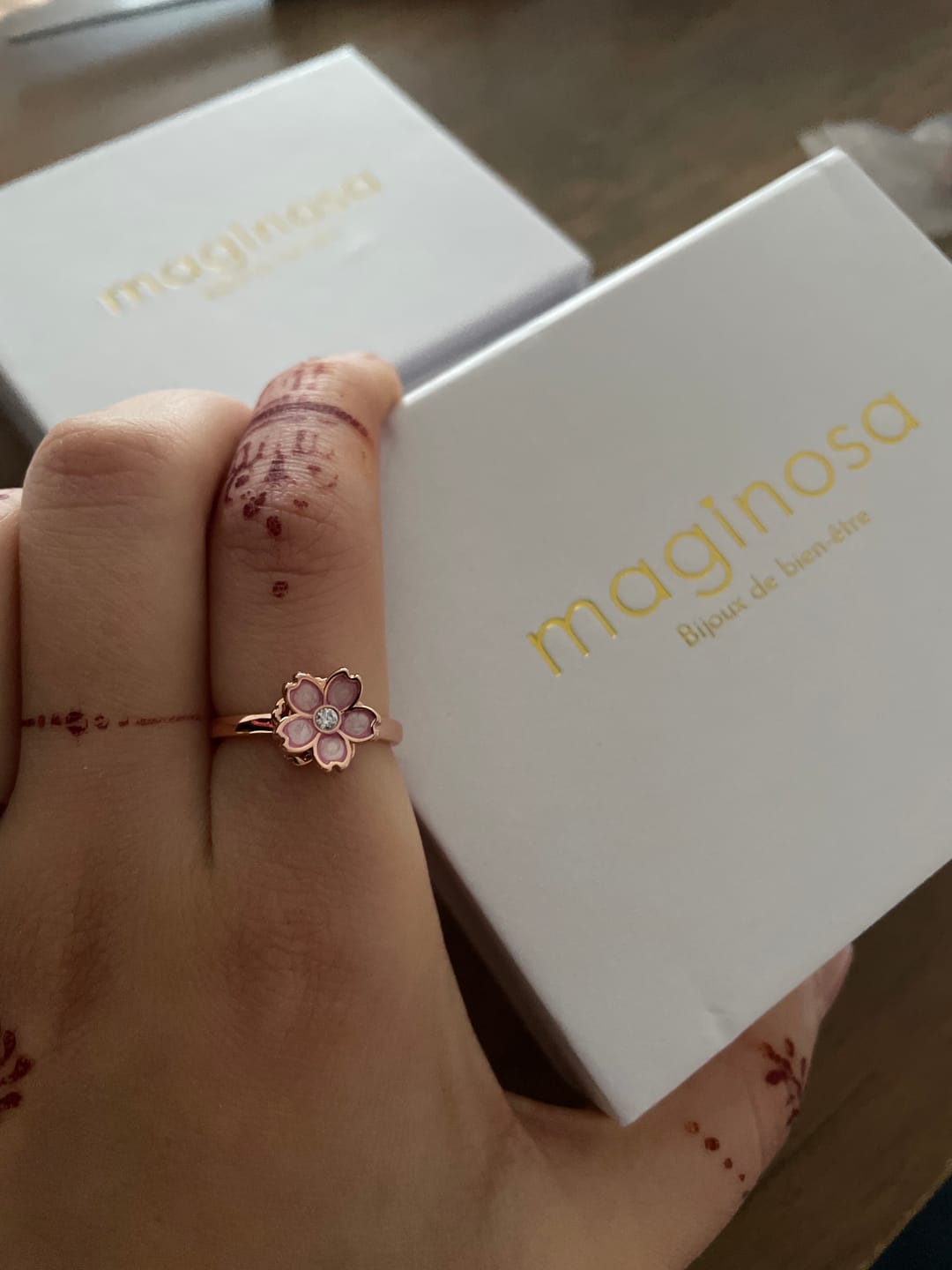 Customer photo review of Bague d'Anxiété Ajustable - SAKURA