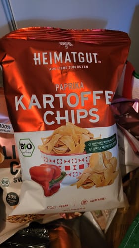Customer photo review of Bio Kartoffelchips Paprika