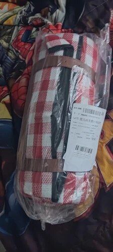 Customer photo review of Large Outdoor Waterproof Picnic Camping Blanket Multi Colours 200*200CM