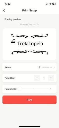 Customer photo review of B1 2 Inch Inkless Label Maker with Tape - Create Professional Labels with Ease