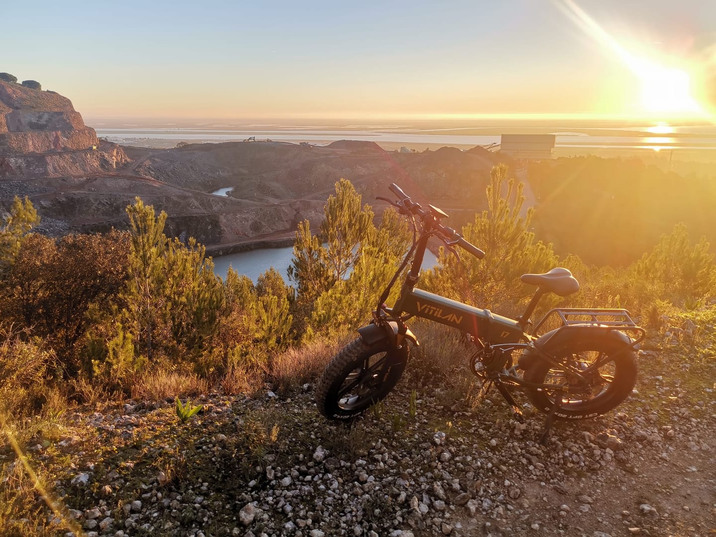 Customer photo review of I7 Pro Folding Full Suspension Electric Bike