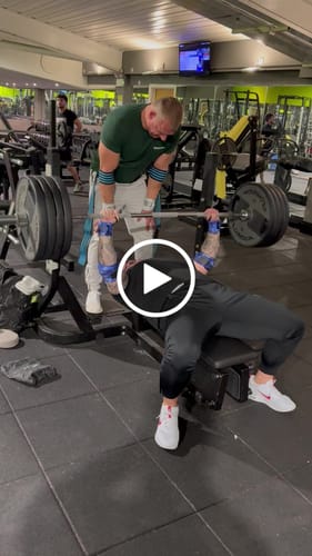 Customer video review of Personal Record Advanced Elbow Wraps - PR903 - Blue Camo