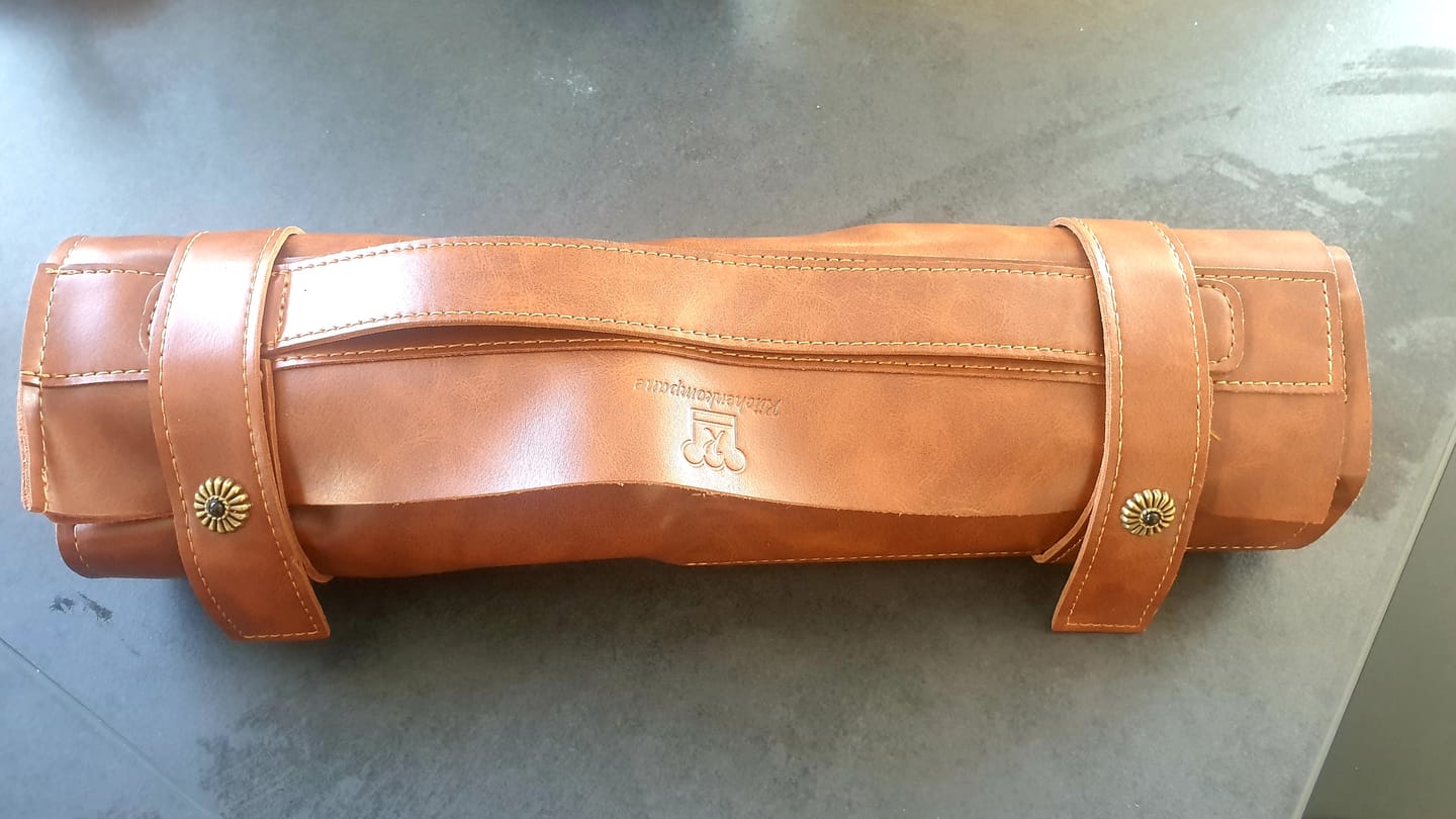 Customer photo review of Ledertasche für Messerset