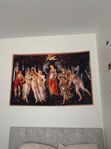 Customer photo review of Sandro Botticelli 1481 - 1482 La Primavera (Spring) Tablo Duvar Örtüsü