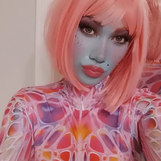 Customer photo review of Pink Morph Costume