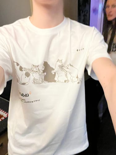 Customer photo review of Rubbing Bath T-Shirt
