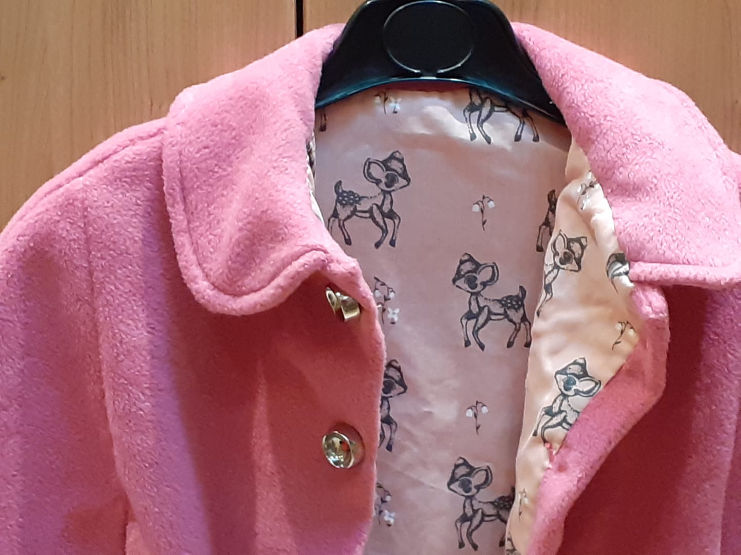 Customer photo review of Baby Deers and Flowers Polycotton Fabric