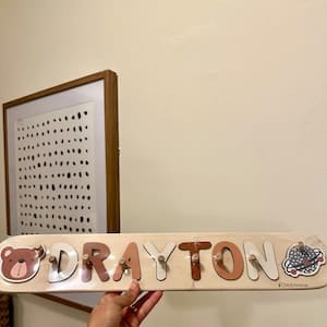 Customer photo review of Custom Name Puzzle