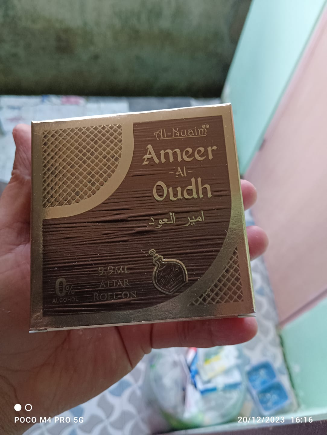 Customer photo review of Al Nuaim AMEER -AL- OUDH Attar 9.9ml