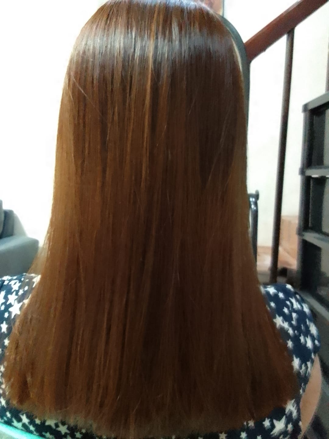 Customer photo review of Ultimate Liss Hair Treatment 1L - Hanna Lee
